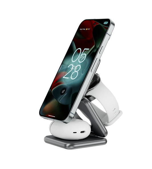 KUXIU X40G 3-in-1 Foldable Charging Stand for Google Devices