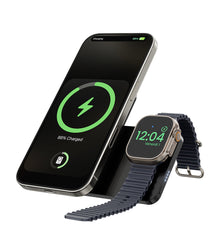 KUXIU K1 15W Fast Charging 3-in-1 MagSafe Power Bank - Black