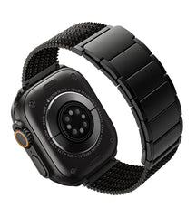 KUXIU Black Stainless Steel Magnetic Apple Watch Band