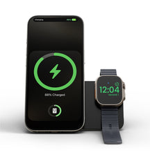 KUXIU K1 15W Fast Charging 3-in-1 MagSafe Power Bank - Black