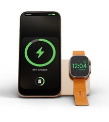 KUXIU K1 15W Fast Charging 3-in-1 MagSafe Power Bank - 5000mAh - Desert Titanium