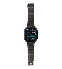 KUXIU Gray Titanium Magnetic Apple Watch Band