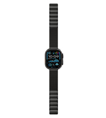 KUXIU Black Stainless Steel Magnetic Apple Watch Band