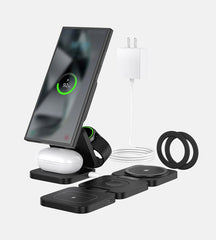 KUXIU X55 Ultra 3-In-1 Foldable Magnetic Wireless Charging Station for Samsung