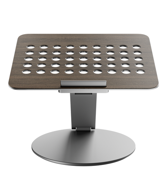 KUXIU X53 Hub Multifunctional Laptop Stand - Wood Grain