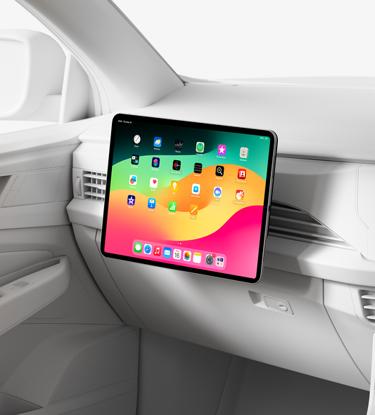 KUXIU X97 Magnetic iPad Mount with Charging for Car Headrest and Air Vent
